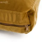 Fotel mustár színű szövet, LUANA