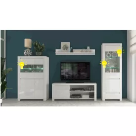 LED világítás, 2-pontos, fehér, LINDY/VILGO