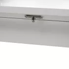 Összecsukható asztal falhoz, krétás táblával, fehér, ZALMAN