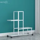 Többfunkciós polcállvány, fehér, MAVERO