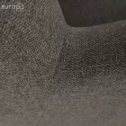 Füles fotel, szürke/fekete, SAMY