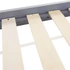 Montessori ágy, szürke, tűnyalábos fenyőfa, GROSI