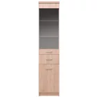 Vitrin 1D1W1S, sonoma tölgy, univerzális,TOPTY TYP 32