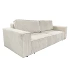 Kihúzható heverő, bézs, HARPERA BIG SOFA