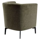 Design fotel, zöld/fekete, KAPY