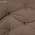 Fotel, világosbarna/fekete, VERIO