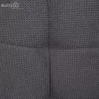 Design fotel, szürke/fekete, MARKEN