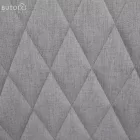 Design fotel, világosszürke/fekete, OSKOR