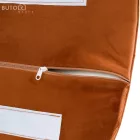 Design fotel, terrakotta Velvet szövet, AURIL