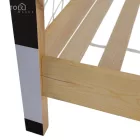 Montessori ágy, természetes/fehér/fekete, 90x200, FUTAL