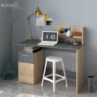 Számítógépasztal, artisan tölgy/grafit, PLATON NEW