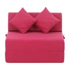 Összecsukható matrac/fotel, 2v1, rózsaszín magenta, PELOS