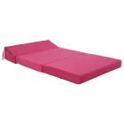 Összecsukható matrac/fotel, 2v1, rózsaszín magenta, VEDIS