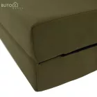 Összecsukható matrac/fotel, 2v1, olivazöld, VEDIS