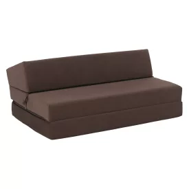 Összecsukható matrac/fotel, 2v1, barna Taupe, VEDIS