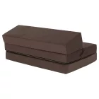 Összecsukható matrac/fotel, 2v1, barna Taupe, VEDIS