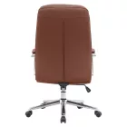 Irodai szék, barna camel/króm, ADMON