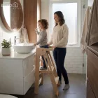 Montessori összecsukható tanulótorony, természetes, URIAN