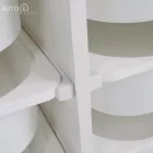 Rendszerező tárolódobozokkal, fehér, TRIMAL