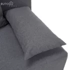 Kihúzható heverő, világosszürke, EUGI