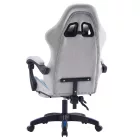 Irodai/gamer szék, szürke/kék, ZODIA