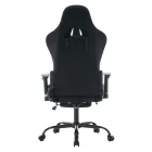 Irodai/gamer szék, fekete Velvet szövet, teherbírás 150 kg, SALOP