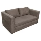 Kihúzható kanapé, szürkésbarna Taupe, BEJA
