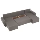 Univerzális ülőgarnitúra, szürkésbézs Taupe, DAKAR NEW U