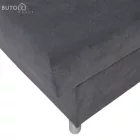 Kihúzható kanapé, szürke, ALADA