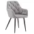 Design fotel, szürke Velvet szövet, VERIO NEW