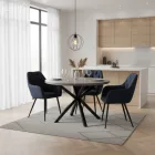 Design fotel, fekete Velvet szövet, VERIO NEW