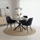 Design fotel, fekete Velvet szövet, VERIO NEW