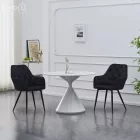 Design fotel, fekete Velvet szövet, VERIO NEW