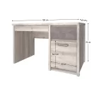 PC asztal 1D2S, nairobi gesztenye/onix, JESI NEW