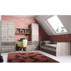 Fali polc 120, nairobi gesztenye, JESI NEW