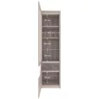 Vitrin 1D1W1S, nairobi gesztenye/onix, JESI NEW