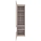 Vitrin 1D1W1S, nairobi gesztenye/onix, JESI NEW