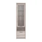 Vitrin 1D1W1S, nairobi gesztenye/onix, JESI NEW