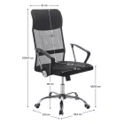 Irodai fotel, fekete, TC3-973M 5 NEW