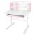 Növekvő íróasztal, rózsaszín/fehér, ADAN