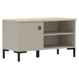  Cipősszekrény, szürkésbarna Taupe/silverjack tölgy, DOMCA 1D