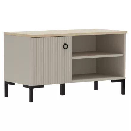Cipősszekrény, szürkésbarna Taupe/silverjack tölgy, DOMCA 1D
