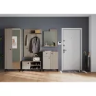 Tükör 65, szürkésbarna Taupe/silverjack tölgy, DOMCA