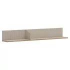 Fali polc 135, szürkésbarna Taupe/silverjack tölgy, DOMCA