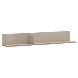 Fali polc 135, szürkésbarna Taupe/silverjack tölgy, DOMCA