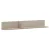 Fali polc 135, szürkésbarna Taupe/silverjack tölgy, DOMCA