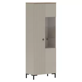 Vitrin, szürkésbarna Taupe/silverjack tölgy, DOMCA 1D1W