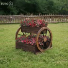 Fa virágcserép, barna, SABA