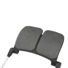Irodai szék, sötétszürke/fekete, teherbírás 150 kg, VILMER