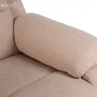 Masszázsfunkciós, dönthető fotel fűtéssel, barna, LIFTELO